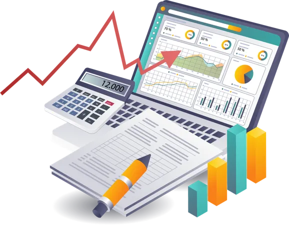 Estrategias para analizar el crecimiento empresarial a través de inversiones  Ilustración