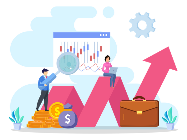 Estreia no mercado de ações  Illustration