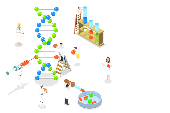 Estructura del adn  Ilustración