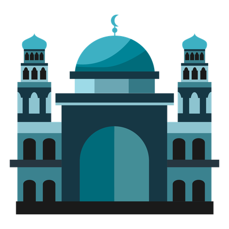 Estructura de la mezquita  Ilustración