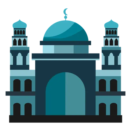 Estructura de la mezquita  Ilustración