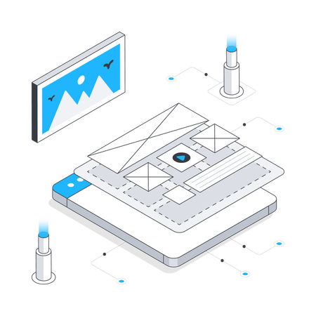 Estructura del sitio web  Ilustración