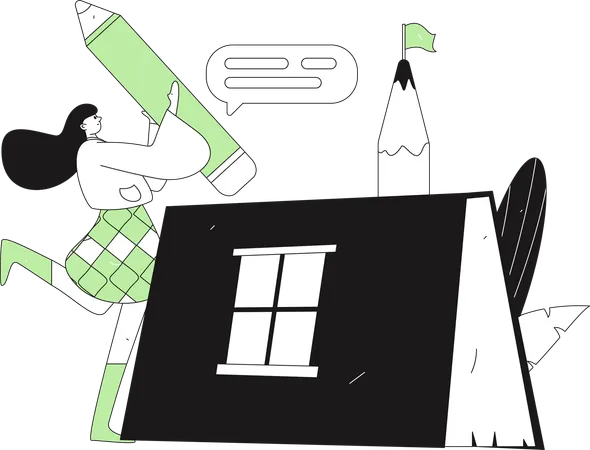 Alvo de estudo  Ilustração