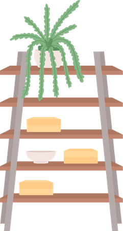 Étagères de cuisine  Illustration