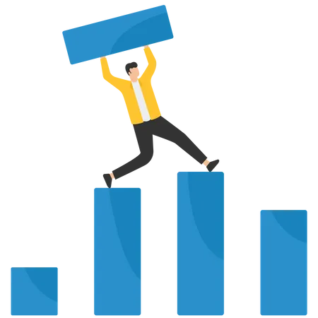 Étapes de croissance de l'entreprise  Illustration