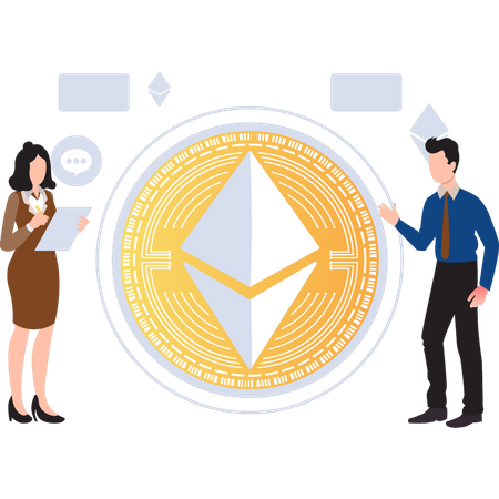 Ethereum currency  Illustration