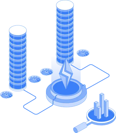 Ethereum-Recherche und -Analyse  Illustration