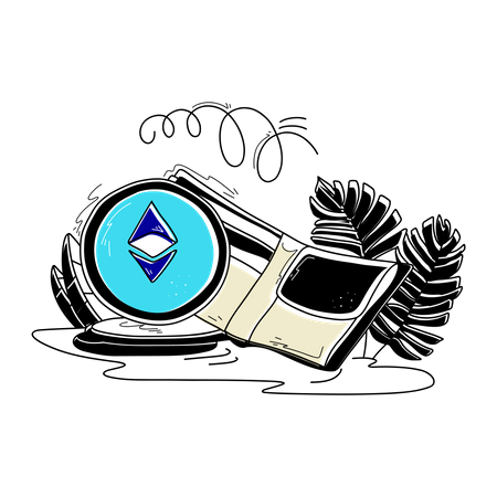 Ethereum-Geldbörse  Illustration
