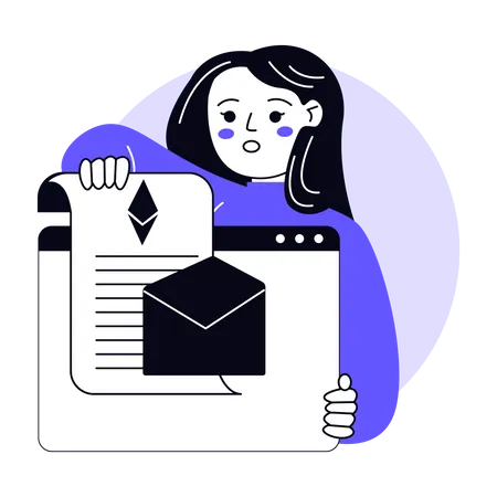 Ethereum Mail  Illustration