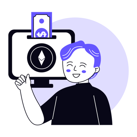 Ethereum Payment  일러스트레이션