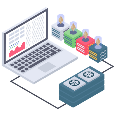 Ethereum server connectivity  Illustration