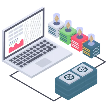 Ethereum server connectivity  Illustration