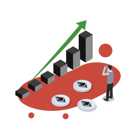 Ethereum Trading  Illustration