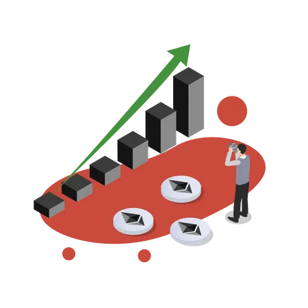 Ethereum Trading  Illustration