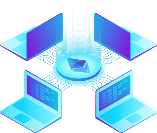 Etherium Trading platform  Illustration