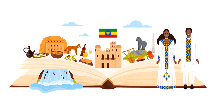 Ethiopian culture  Illustration