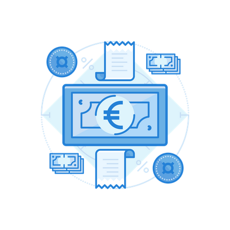 Euro Cash  Illustration