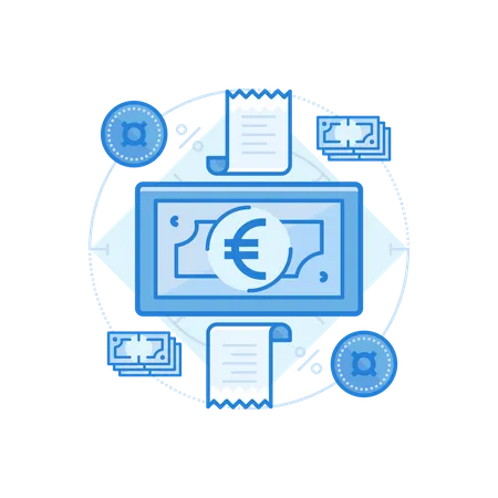 Euro Cash  Illustration