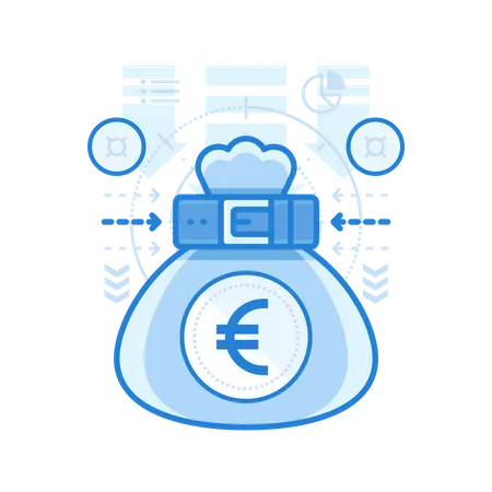 Euro-Tasche  Illustration