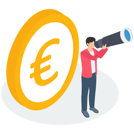 Europe economy forecast or vision  Illustration