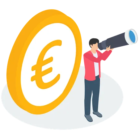 Europe economy forecast or vision  Illustration