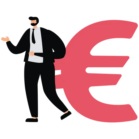 Europe financial visionary  Illustration