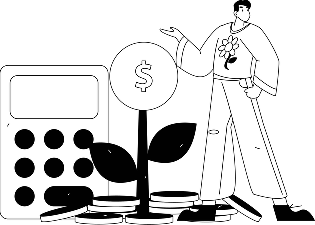 Evaluación del dinero  Ilustración
