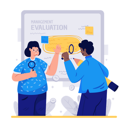 Evaluación de gestión  Ilustración