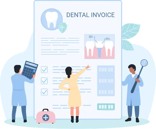 Evaluación de la salud dental  Ilustración