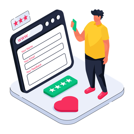 Evaluación del servicio  Ilustración