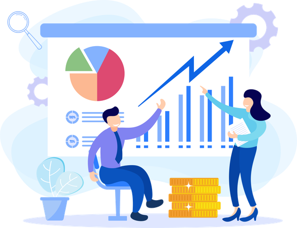 Évaluation d'entreprise  Illustration