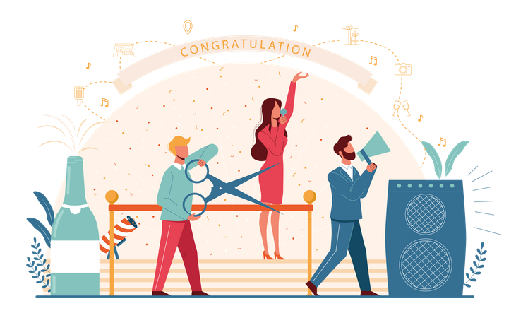 Event management service Illustration
