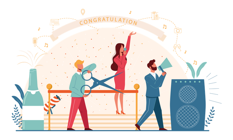 Event management service  イラスト