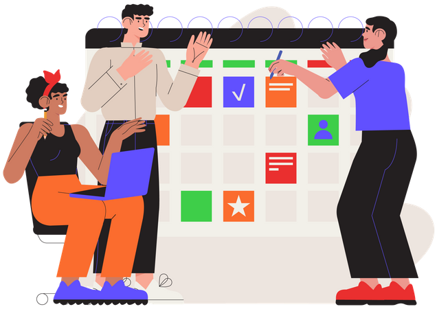 Event planning  Illustration