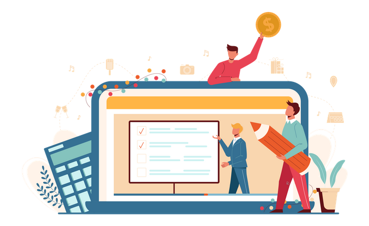 Event planning package  イラスト