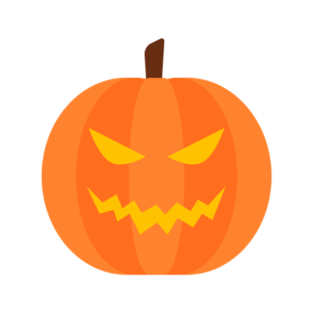 Evil pumpkin  Illustration