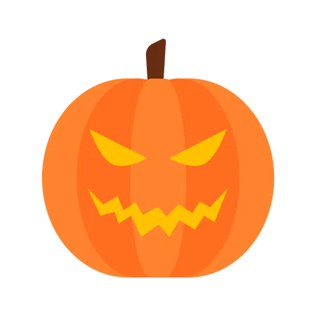 Evil pumpkin  Illustration