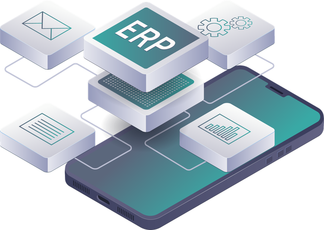 Evolución de las tecnologías de IA en los sistemas ERP  Ilustración