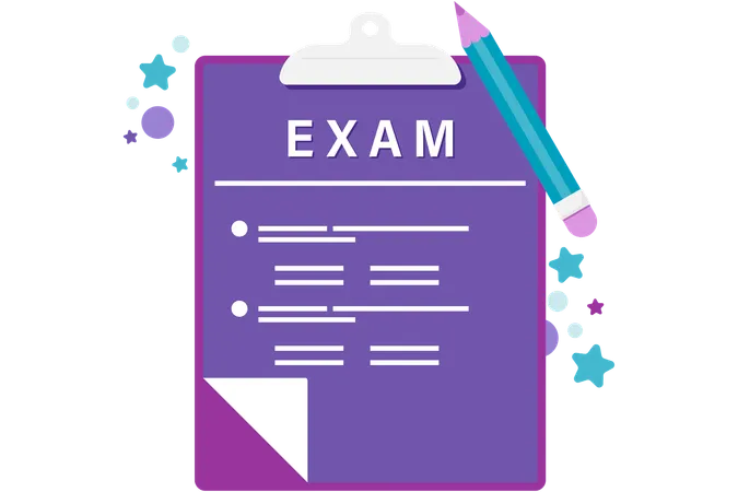 Exam paper  Illustration