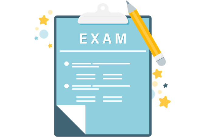 Exam paper  Illustration