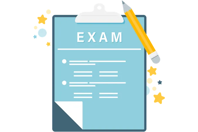 Exam paper  Illustration