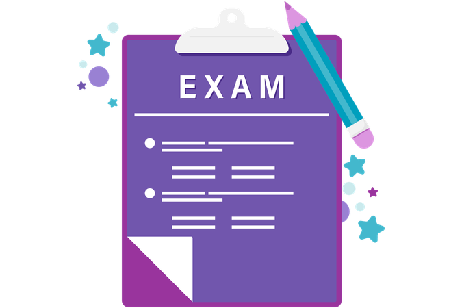 Exam paper  Illustration