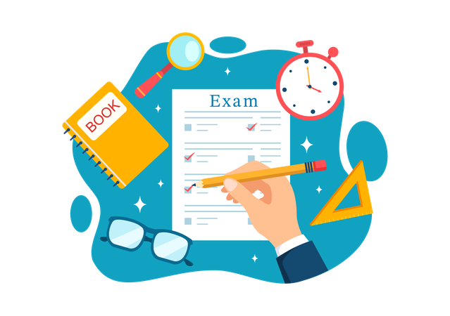 Exam Preparation time  Illustration