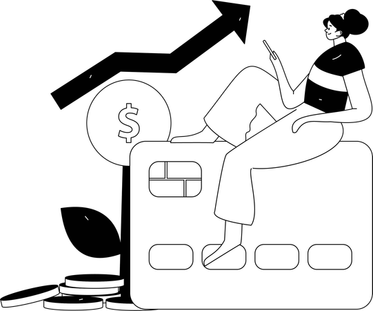 Examen de dinero  Ilustración