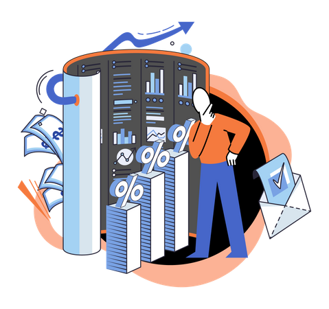 Examinateur financier  Illustration