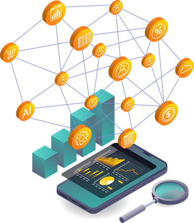 Examining Business Growth Networks  Illustration