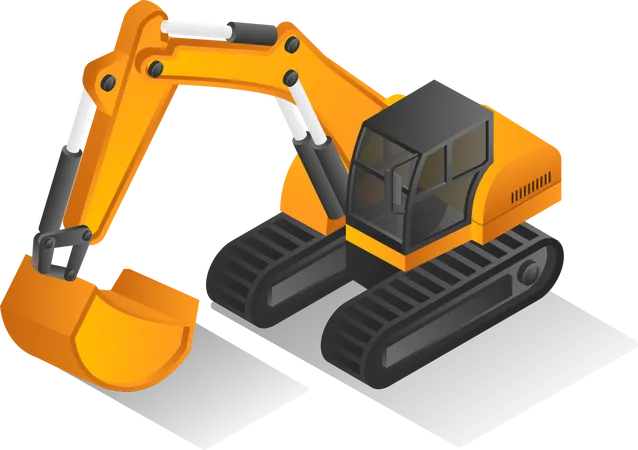 Excavator  Illustration