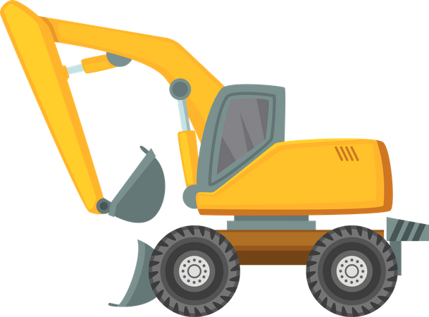 Excavator  Illustration