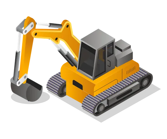 Excavator  Illustration