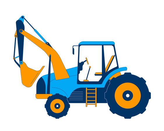 Excavator  Illustration